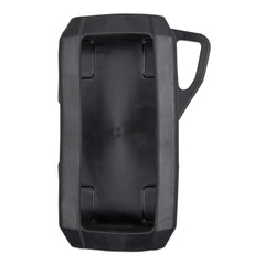Black rubber bumper with handle for Victron Blue Smart IP65 Charger, shown from front view against white background.