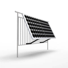 Adjustable Tilt Balcony Fence Mounting For Solar Panels Complete Kit 15-30Deg Voltacon