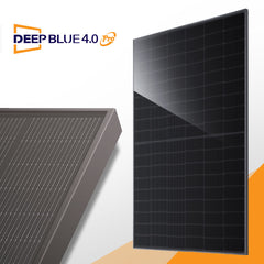 JA Solar Panel PV Bifacial 450Watt JAM54D41-450-LB Black N-Type