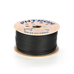 Pair Of 500 Meters 10mm² Drum Flexible Double Insulated Solar Cable Black/Red Helukabel