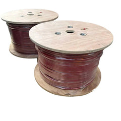 Pair Of 500 Meters 10mm² Drum Flexible Double Insulated Solar Cable Black/Red - VoltaconSolar