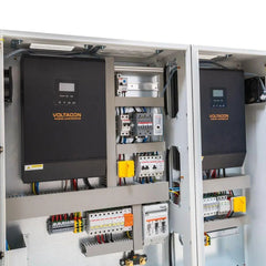 Silent Power SP1048-D, Plug 'n' Play Photovoltaic Control Cabinet Off Grid Inverter Charger Kit 10000Watt - VoltaconSolar