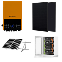 11kW Off-Grid-Solarstromanlage mit 20 kWh Batteriespeicher und JA Solar Solarmodulen