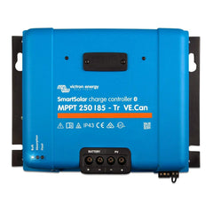 Victron Energy SmartSolar MPPT 250/85-Tr VE.Can charge controller. Blue casing with black connectors and battery/PV terminal