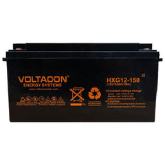 Voltacon Gel Lead Acid Solar Battery 12V / 150Ah - VoltaconSolar