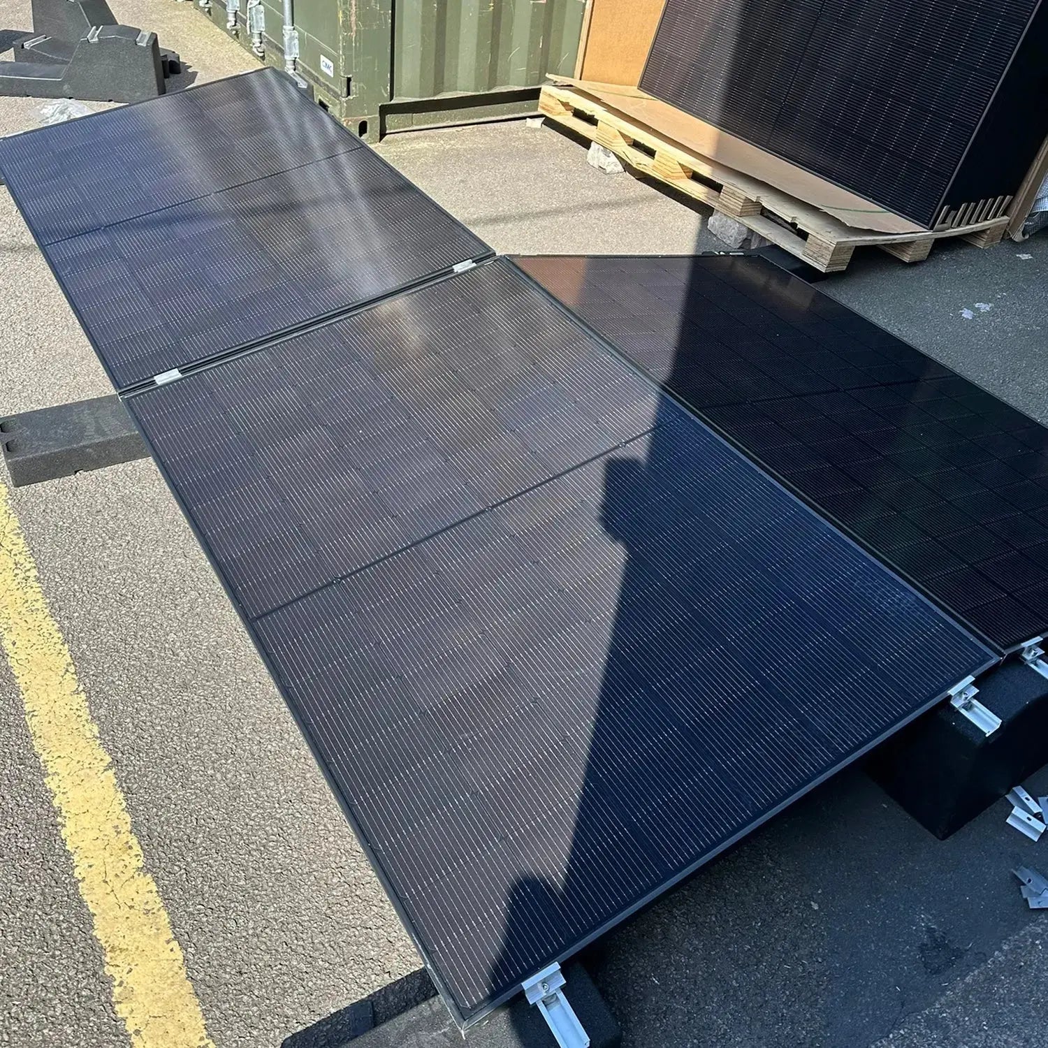 Gaia 10-Degrees Rubber Self-Ballasted Mounting System for Solar Panels South-Face