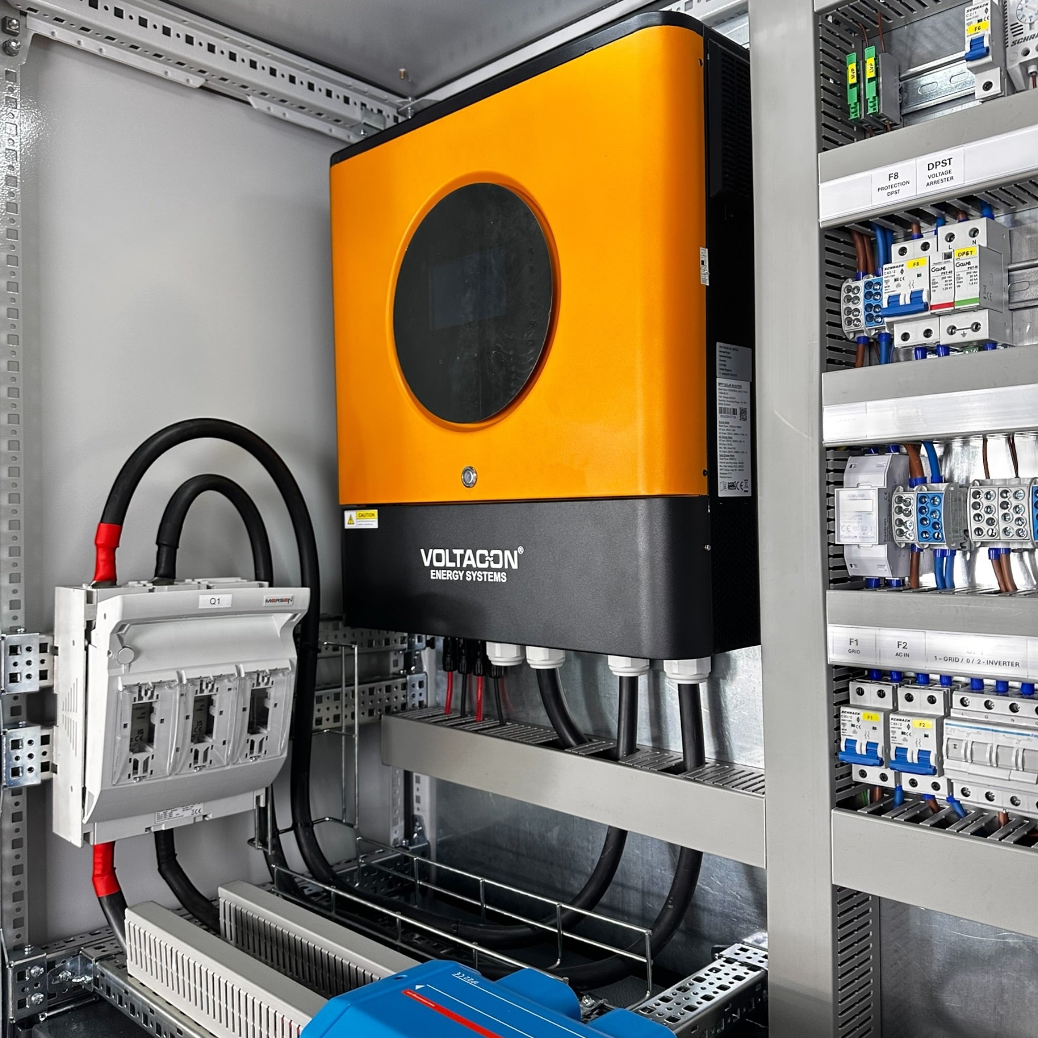 Voltacon 11kW Off Grid Power Cabinet 24kWh Pylontech Battery Storage BESS