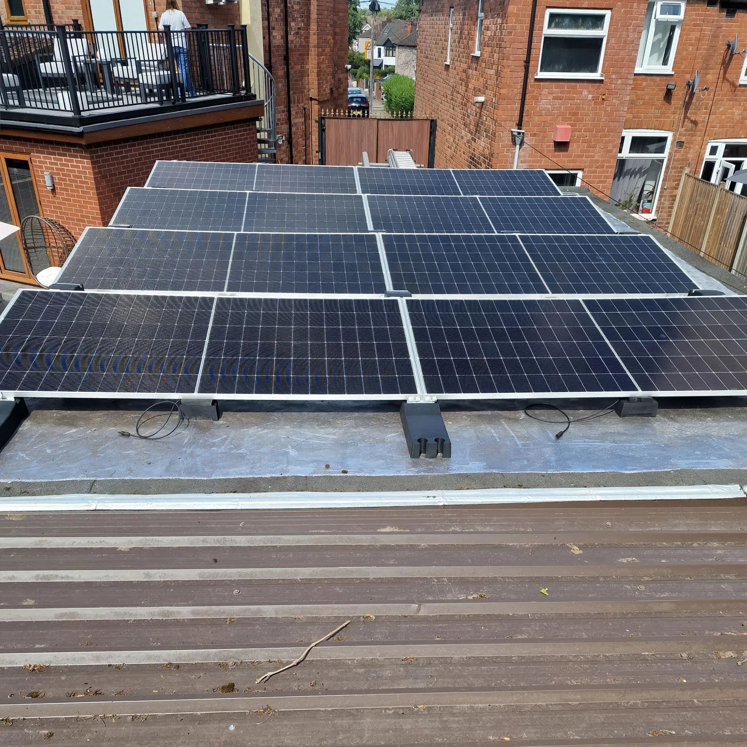 Gaia 10-Degrees Rubber Self-Ballasted Mounting System for Solar Panels South-Face