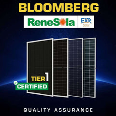 Elite Photovoltaic Solar Panel 550Watt Bifacial - 30 Year Perfromance Warranty