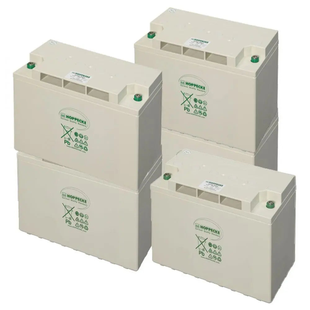 Gel Battery (AGM) Bank 11kWh 24V. 250Ah 8pcs 6V Cells - VoltaconSolar
