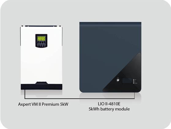 Lithium Ion Battery Active Cell Balancing 5kWh 48V - IP65