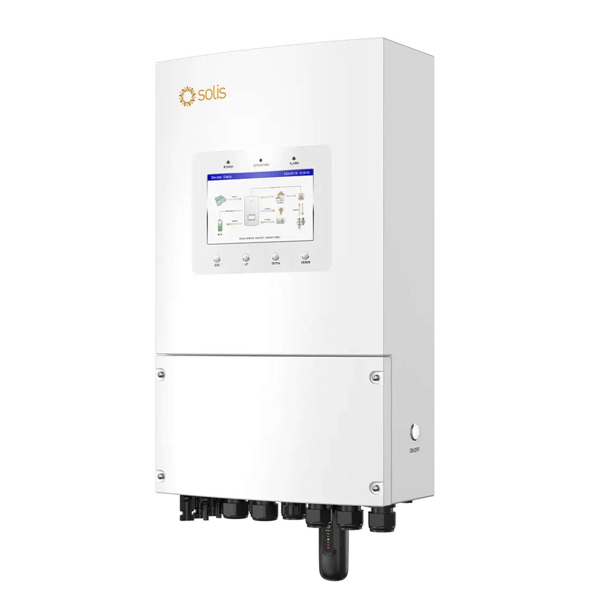 Solis 8kW Hybrid Solar Inverter 32A MPPT S6-EH1P8K-L-Plus Wi-FI PV Panel In 12.8kW