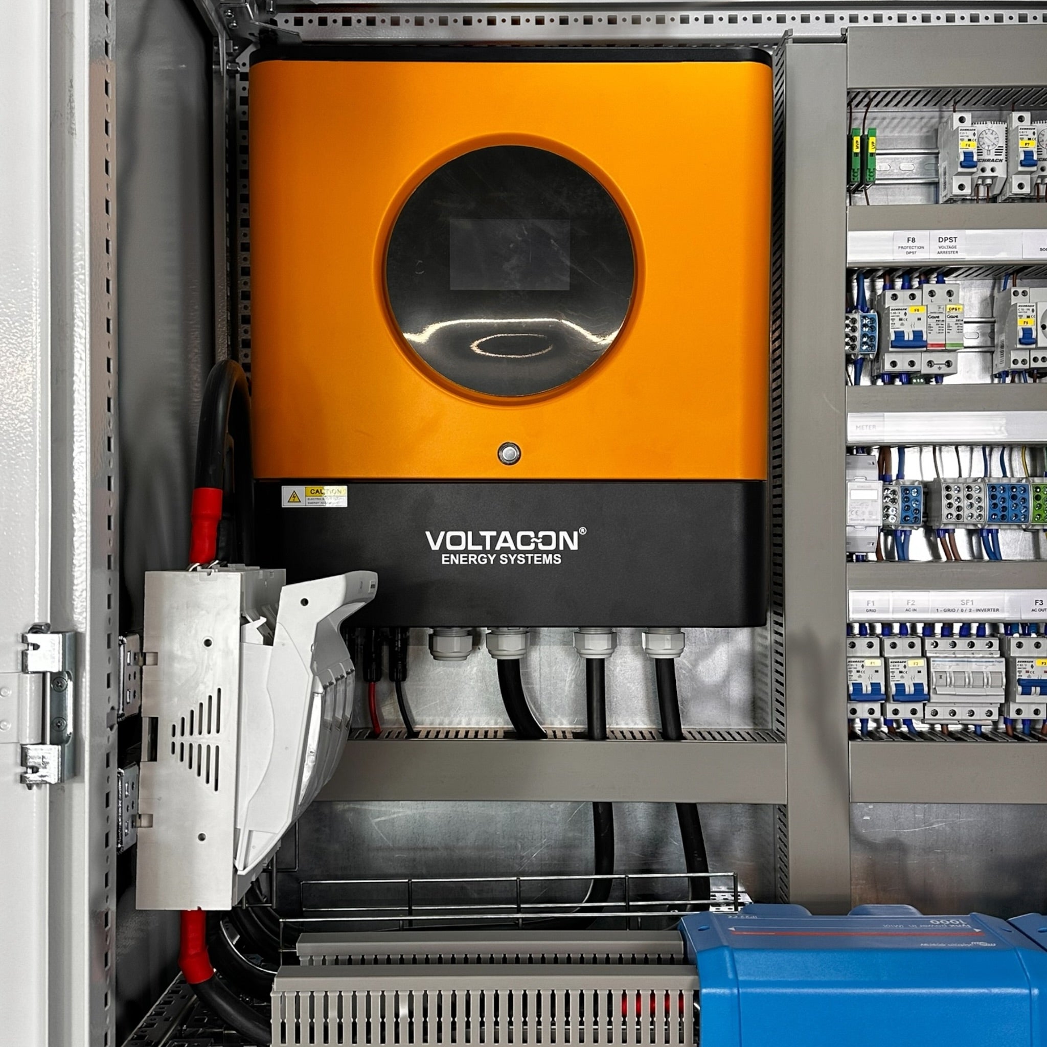 Voltacon 11kW Off Grid Power Cabinet 24kWh Pylontech Battery Storage BESS