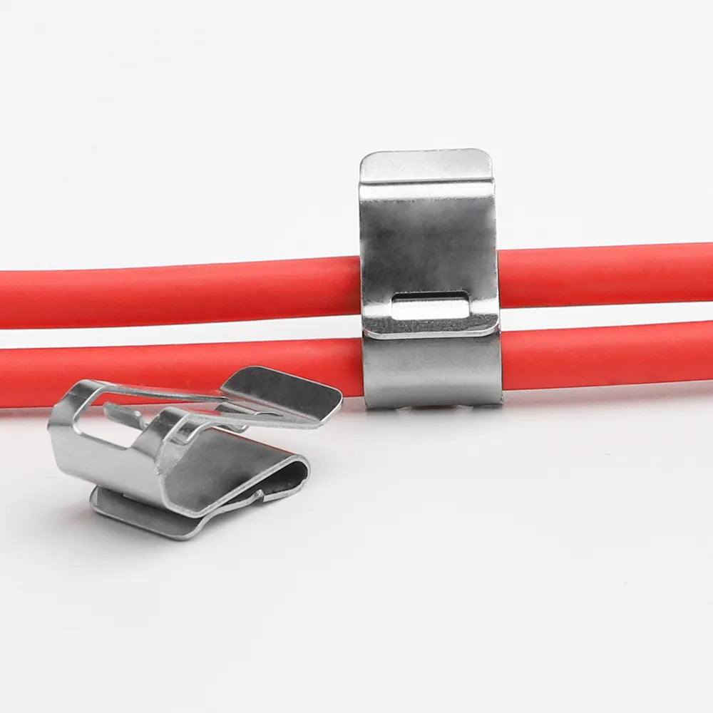 Universal Stainless Steel Frame Clips for Solar Cable Management 4mm/6 ...