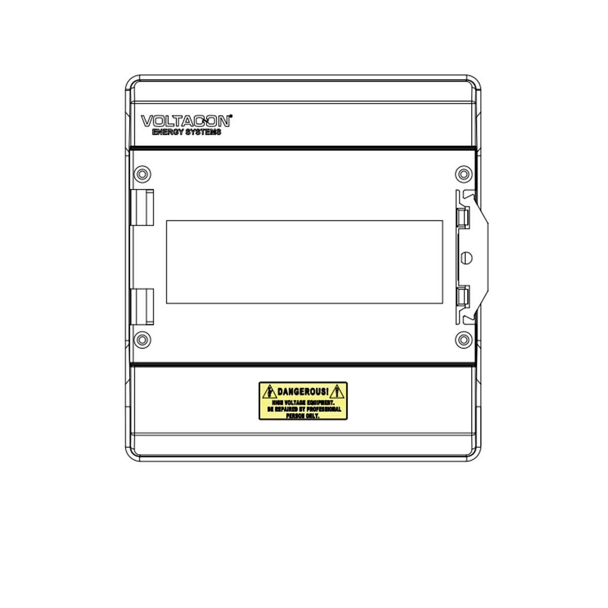 AC Combiner Box For 8kW And 11kW Solar Inverters AC Output 240Vac With Meter - VoltaconSolar