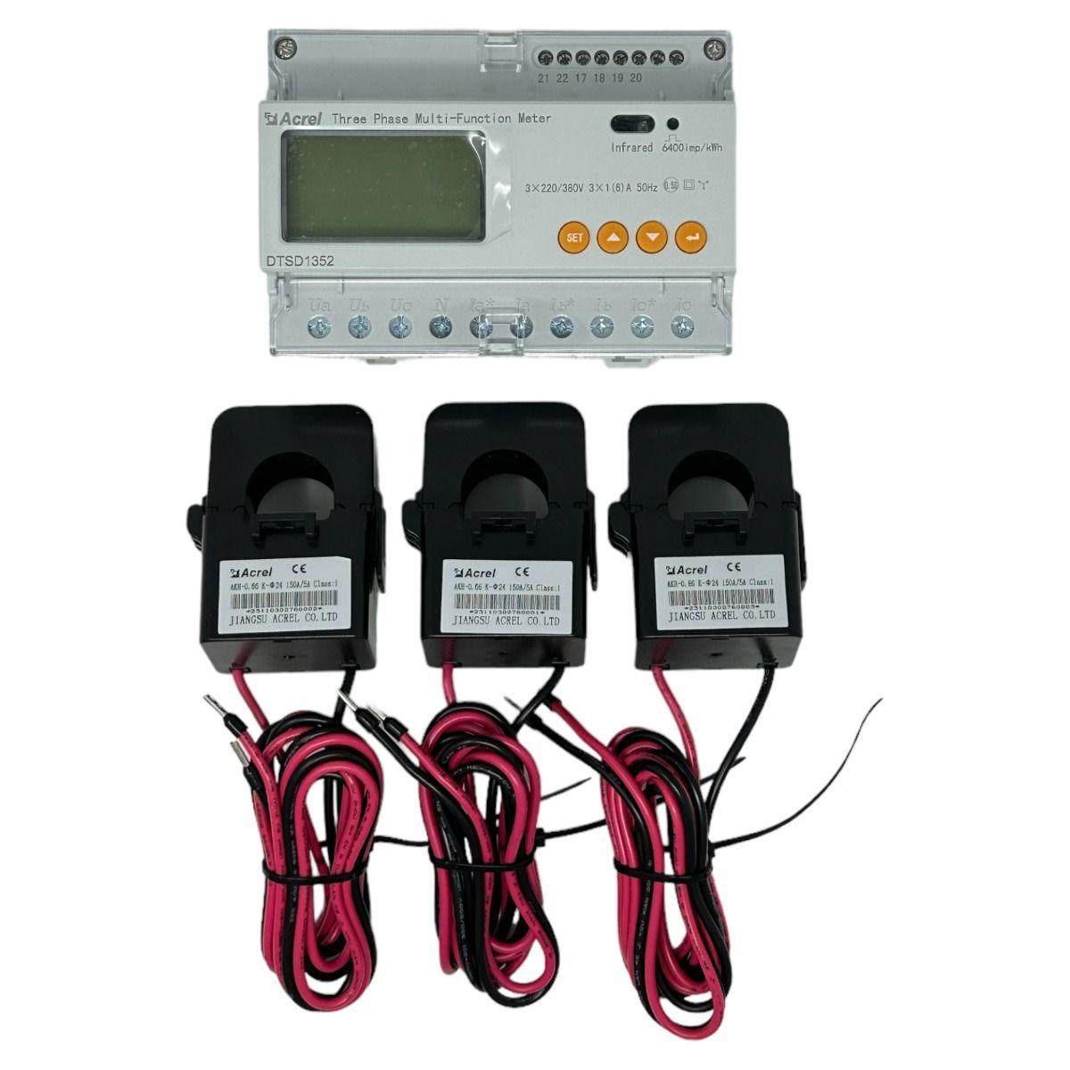 Acrel Three Phase Smart Energy Meter for Solis Inverters - DTSD1352-C - VoltaconSolar