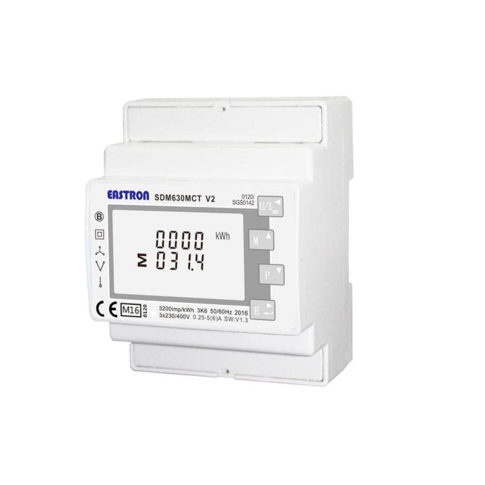 Eastron Energy Meter With Current Sensor (CT) Clamp Single And Three Phase SDM630MCT - VoltaconSolar