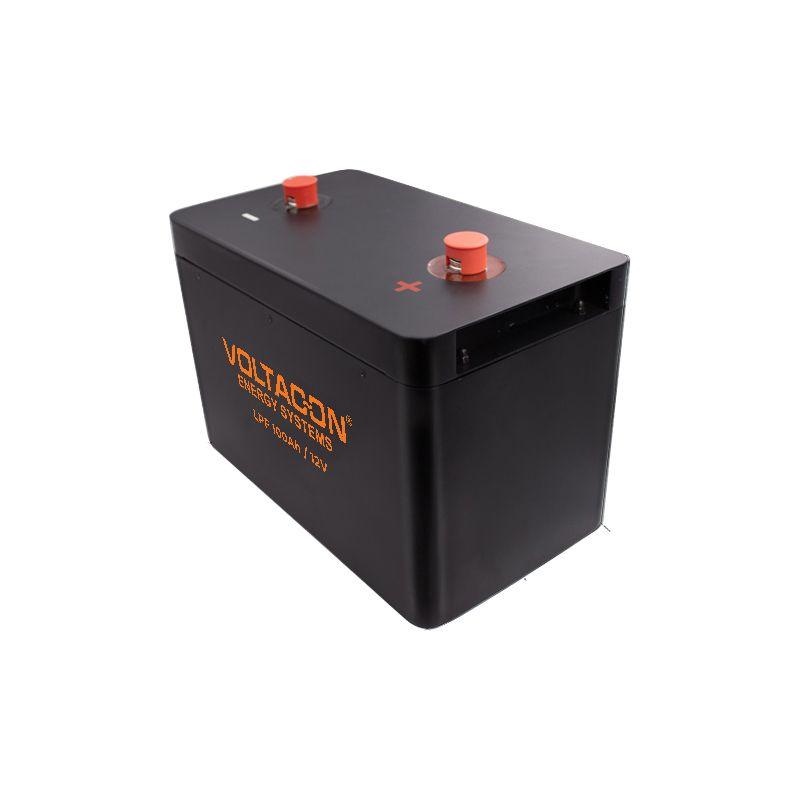 LiFePO4 Battery 100Ah 12V Lithium Iron Phosphate Battery (LPF) - VoltaconSolar