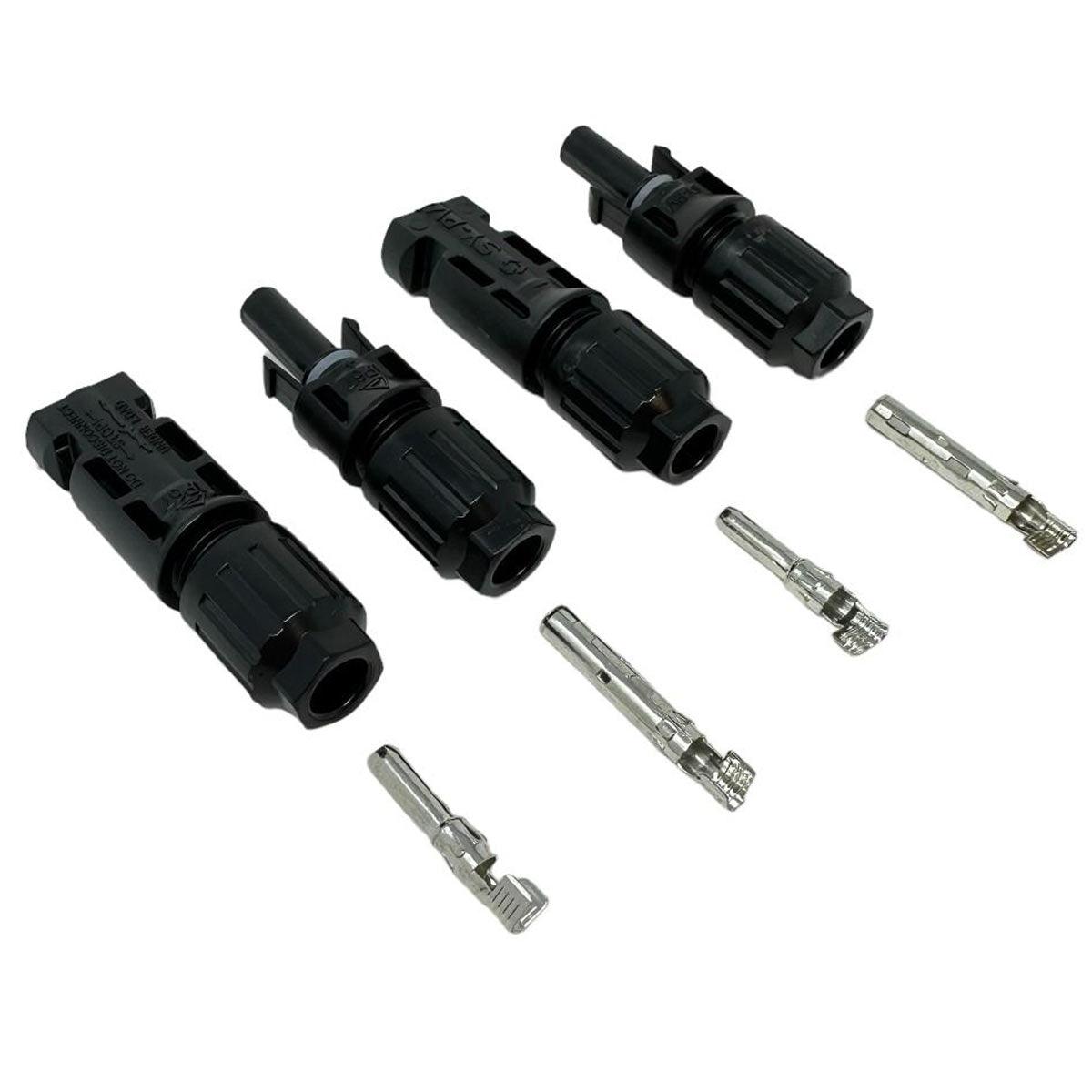 MC4 Connectors 4mm²-6mm² For Solar Panels (Male & Female Set) - VoltaconSolar