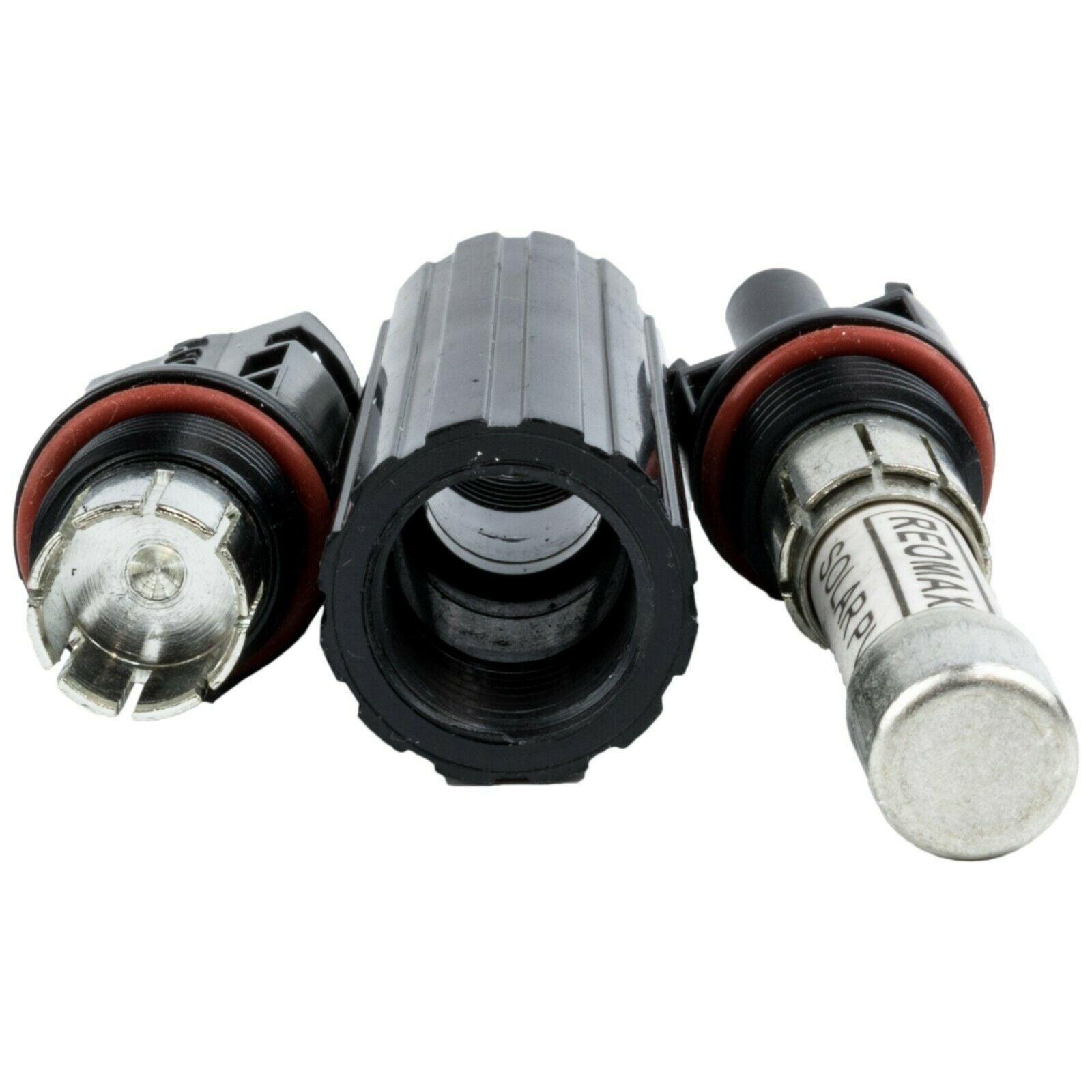 MC4 Connectors With Fuses 20A. Pair Of Male & Female - VoltaconSolar