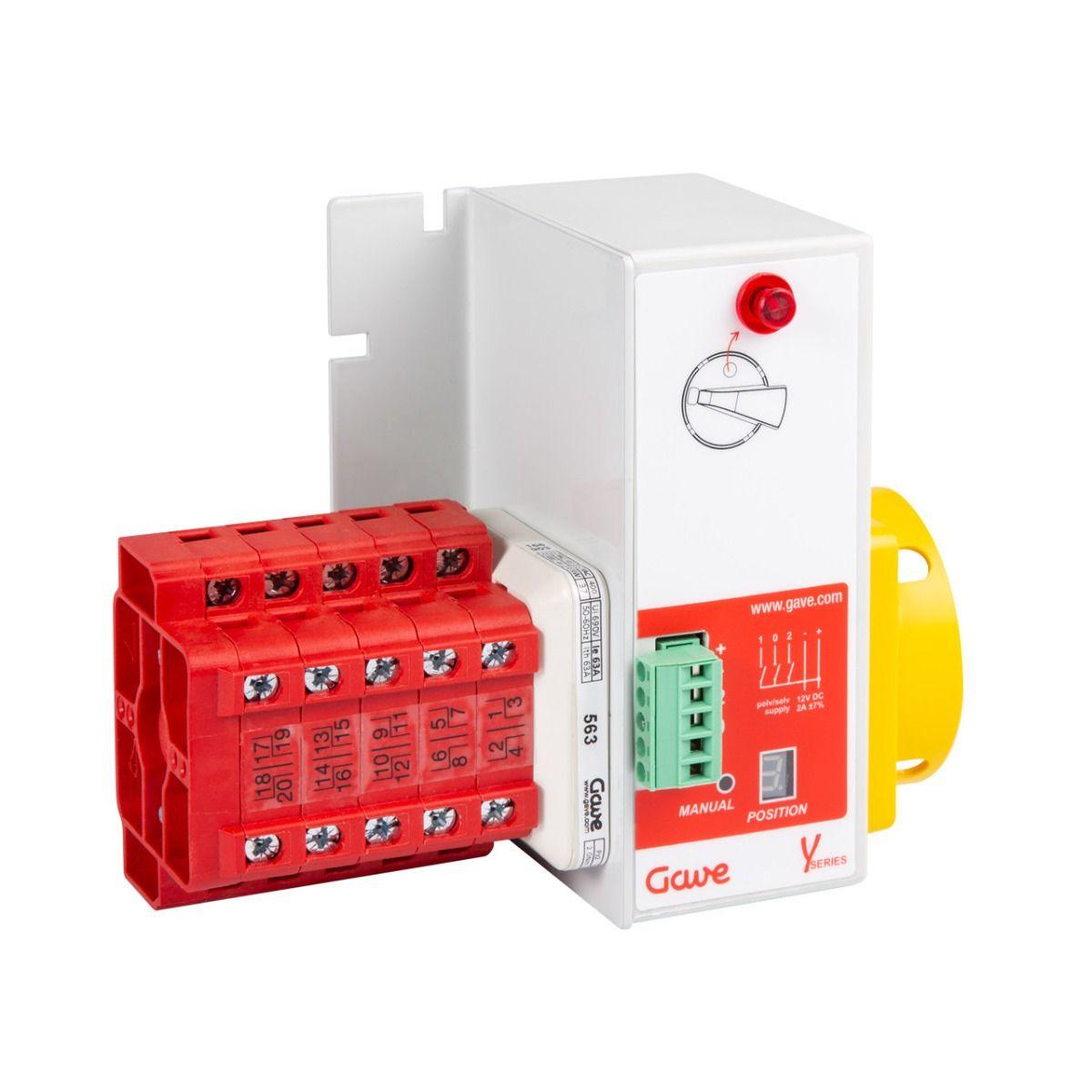 Motorised Automatic Transfer Change Over Switch 160A Gave Electro - VoltaconSolar