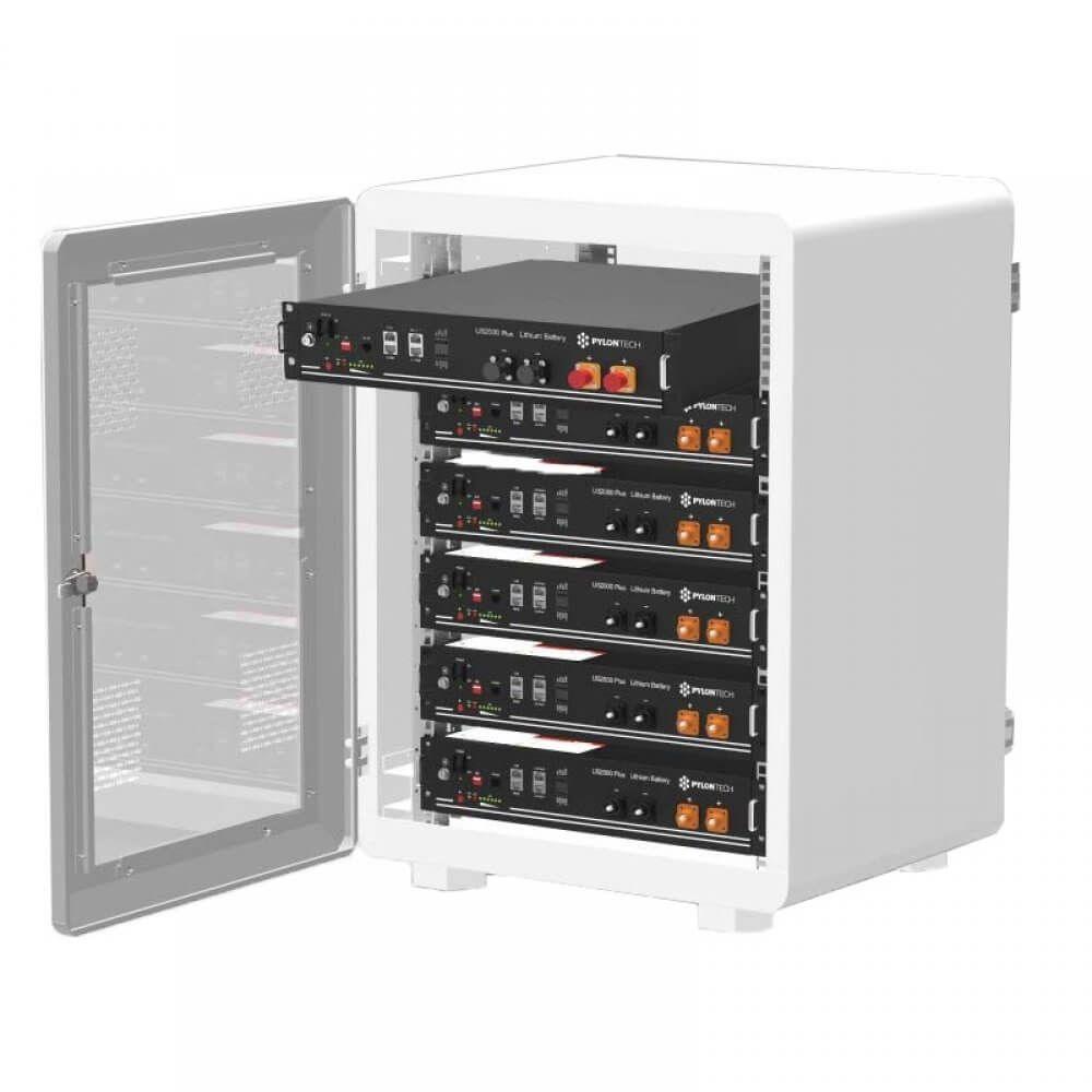 Pylontech Energy Storage Cabinet For 6 Pylontech US2000 & 4 US3000 - VoltaconSolar