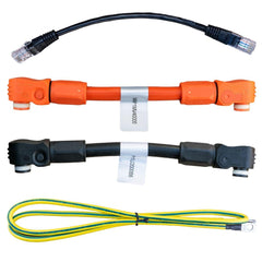 Pylontech Lithium Ion Battery Set Of Short Cables 420mm - Power & BMS US5000 Compatible - VoltaconSolar