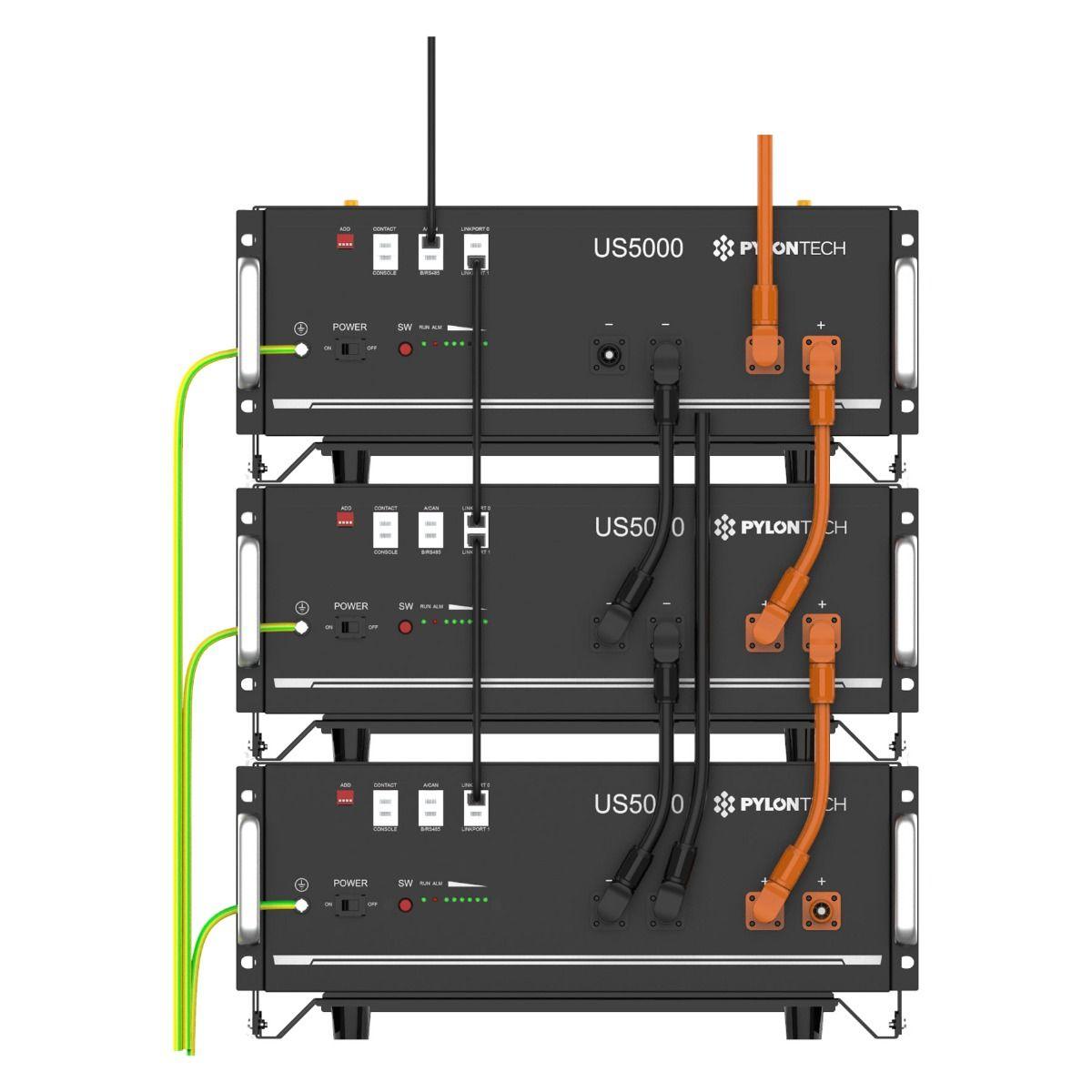 Pylontech US5000-C Lithium Ion Battery 4.8kWh 48V 100Ah - LiFePO4 ...