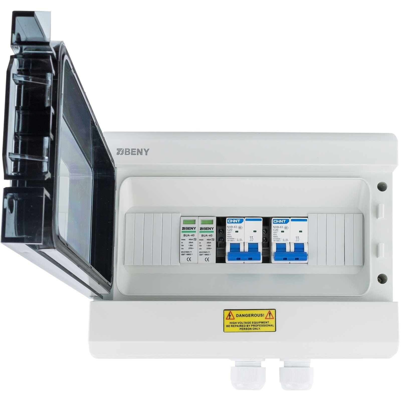 Single Phase 5kW AC Protection Enclosure For Hybrid And Off-grid Inverters - VoltaconSolar