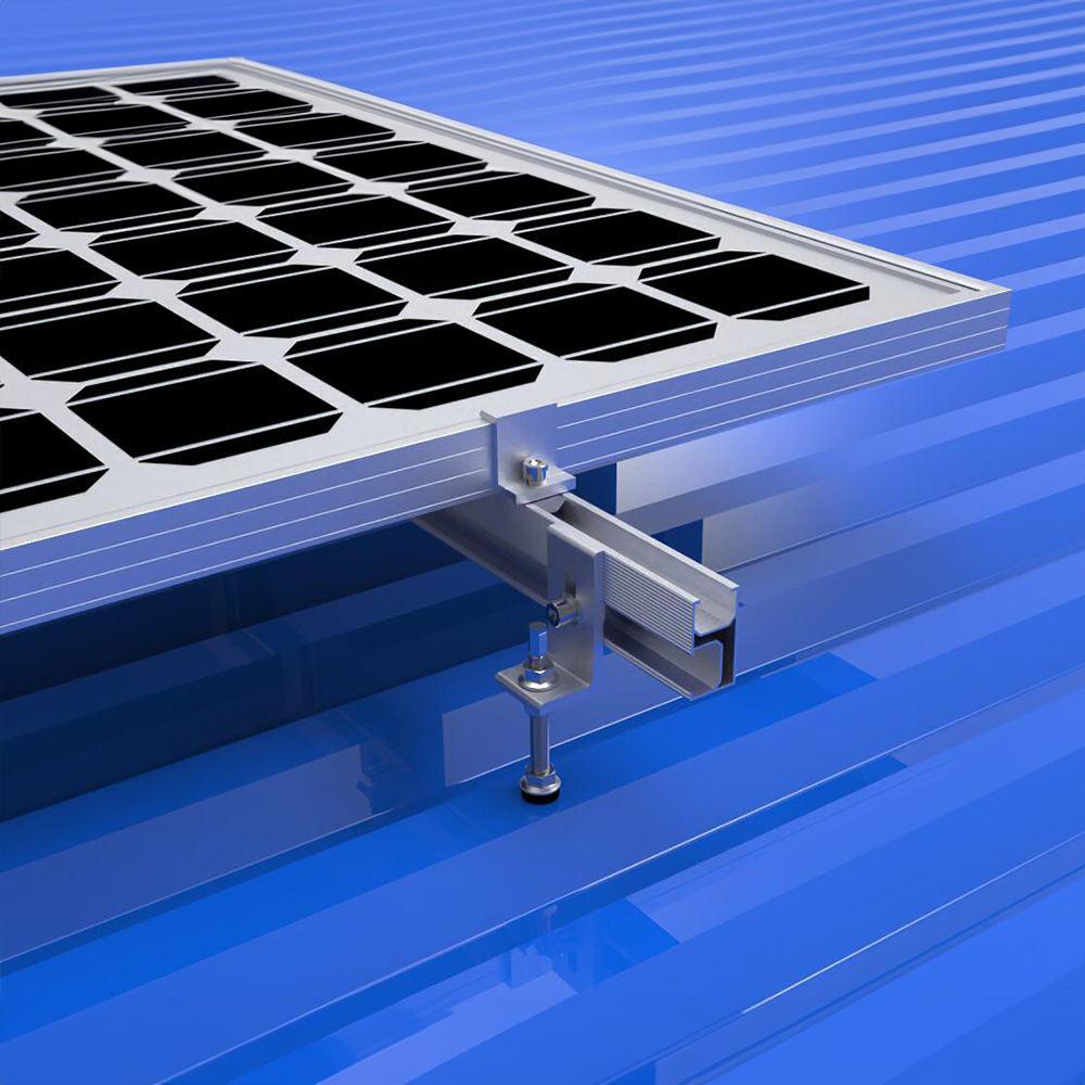 Solar Panel Mounting For Corrugated Cement Fibre Glass Roof - VoltaconSolar