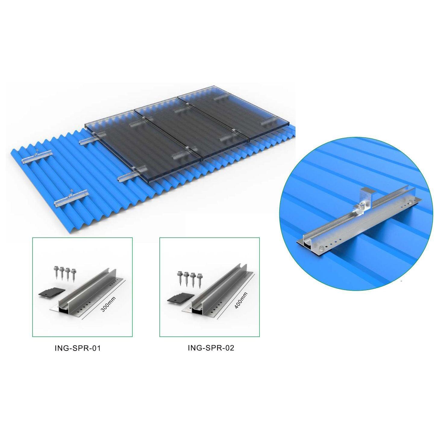 Mounting Rail Less Solar Ultimate Rail-less Mounting For Trapezoidal & Corrugate Metal Ro ...