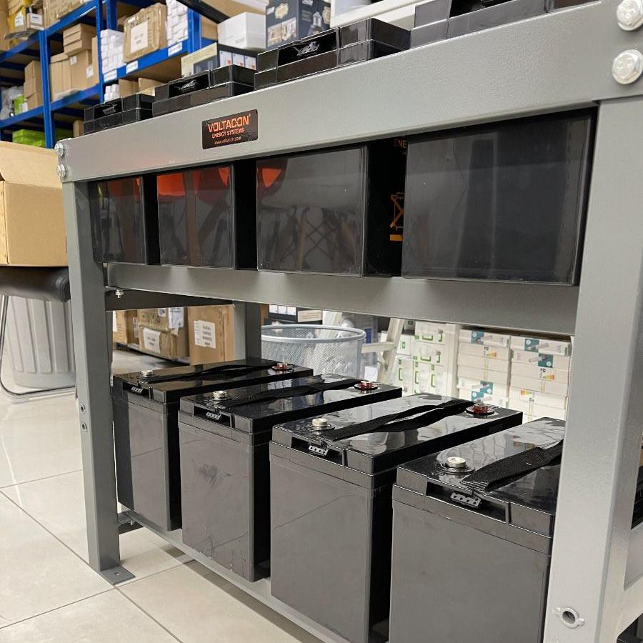 Steel Mounting Rack For 200Ah And 300Ah Gel Batteries – VoltaconSolar EU