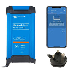 Victron Blue Smart IP22 Charger 12/30(3) 230V UK - BPC123048022 - VoltaconSolar