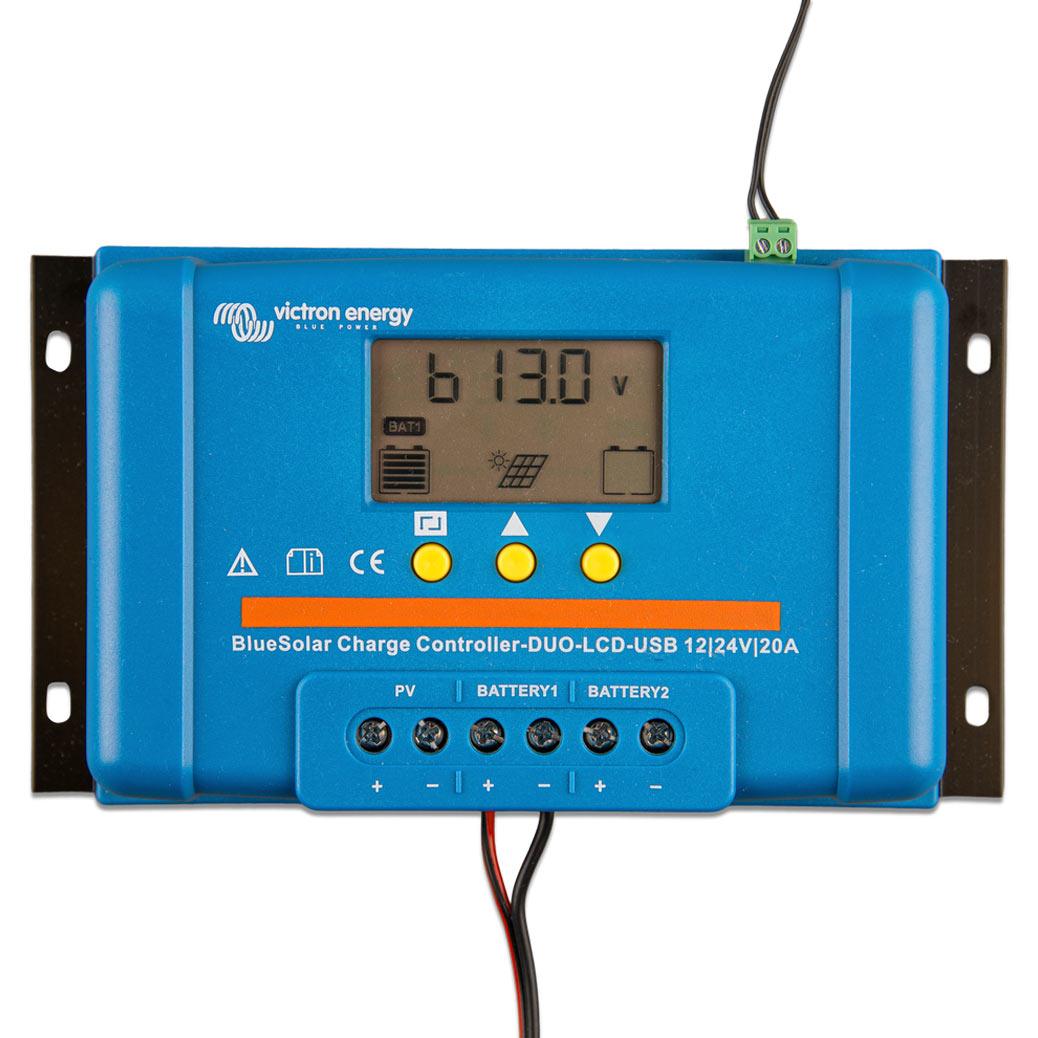 Victron BlueSolar PWM Duo-LCD&USB 12/24V-20A - SCC010020060 - VoltaconSolar