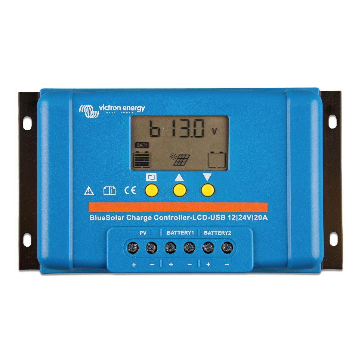 Victron BlueSolar PWM-LCD&USB 12/24V-20A - SCC010020050 - VoltaconSolar