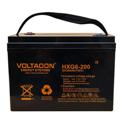 Voltacon Gel Lead Acid Solar Battery 6V / 200Ah - VoltaconSolar