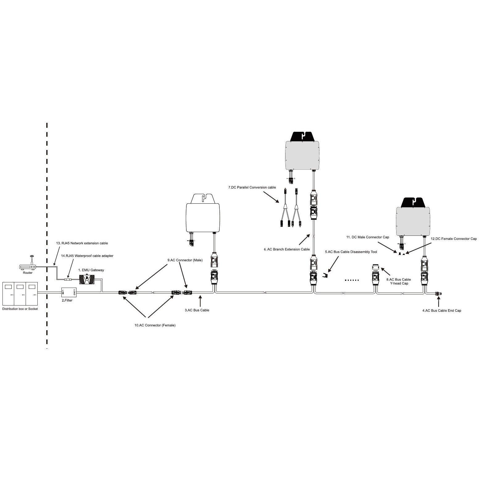 Voltacon MicroInverter VMI 550W Grid Tied 230Vac Single MPPT - G98 - VoltaconSolar